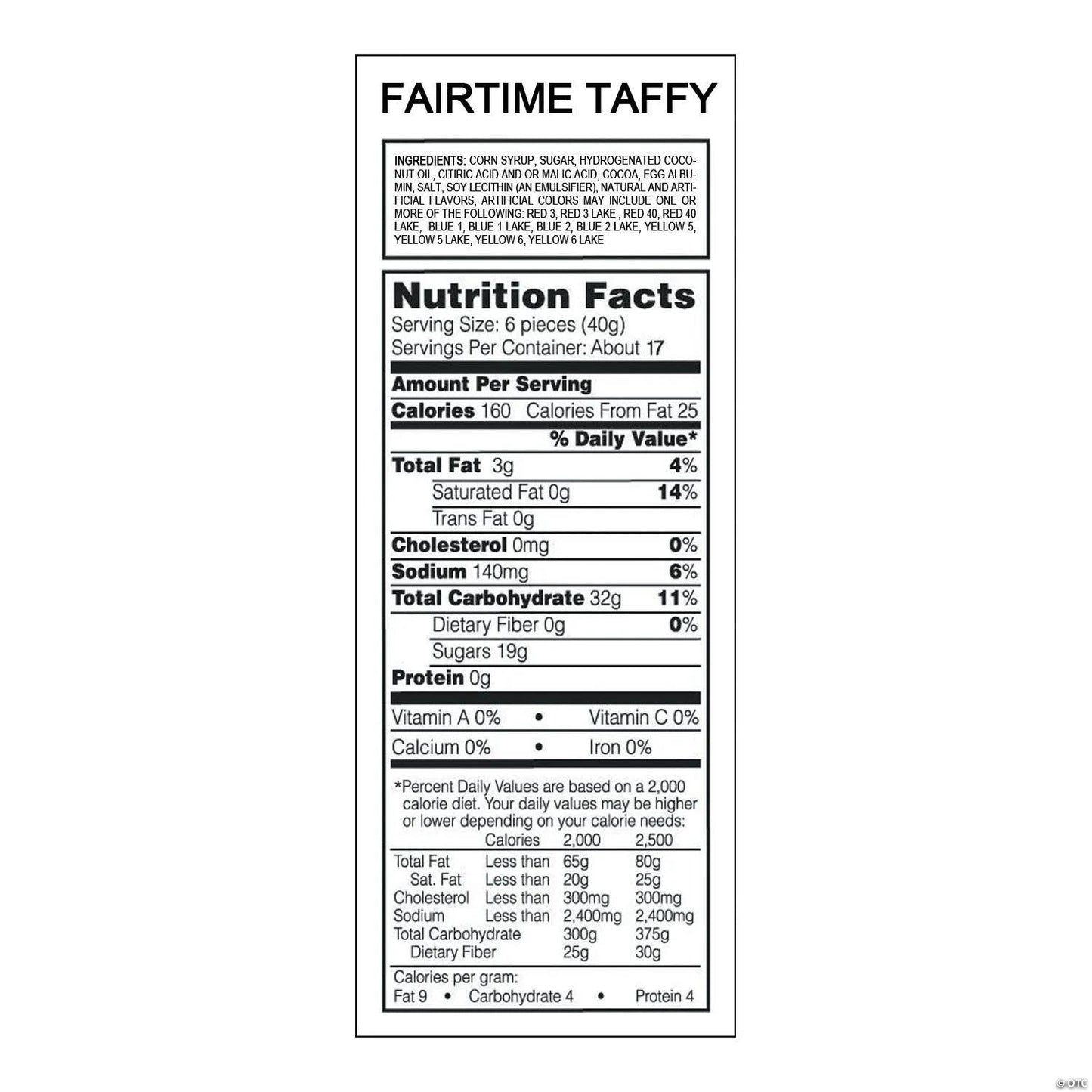 Salt Water Taffy - 193 Pc.