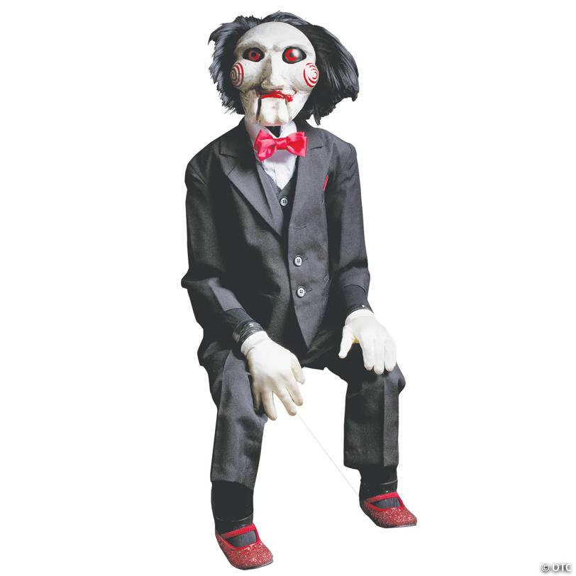 Saw™ Billy the Puppet Posable Latex Halloween Decoration