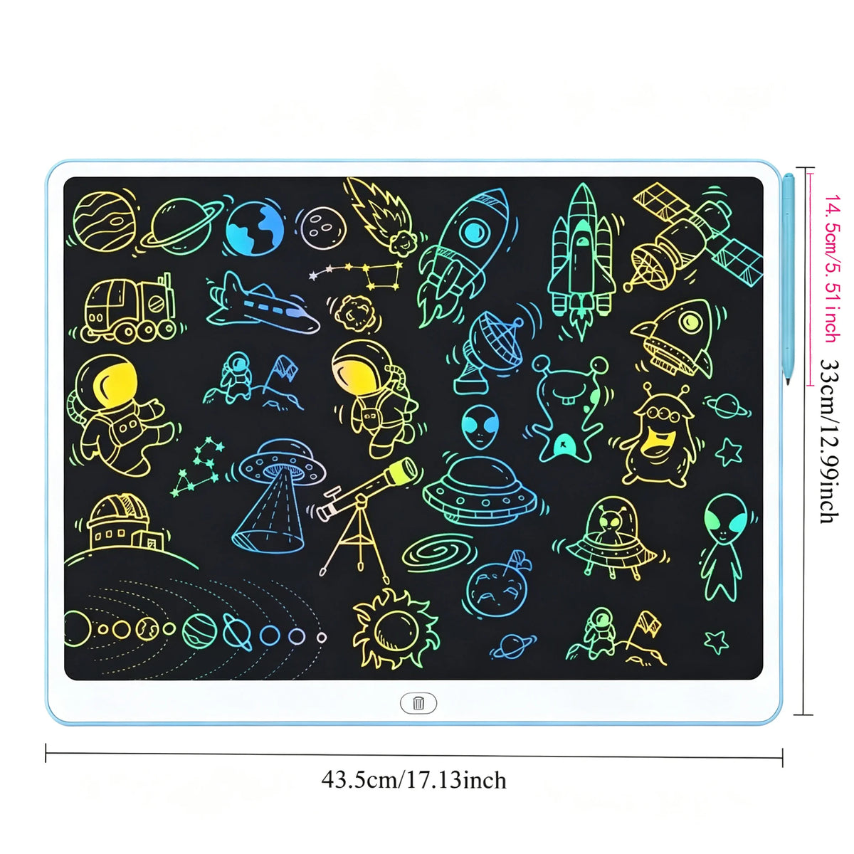 21-Inch Large-Screen Children's LCD Drawing Tablet Is a Multifunctional Doodling and Drawing Tablet Toy. It's Perfect for Doodling, Sketching, Painting, and Simple Creative Projects, Making It an Ideal Educational Travel Toy Gift for Both Boys and Girls.