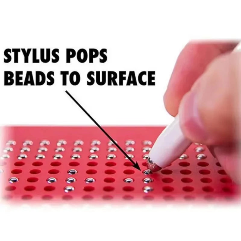 Magnetic Tablet Magnet Pad Drawing Board Steel Bead Pen Bead Learning Educational Writing Toys Children's Birthday Gifts