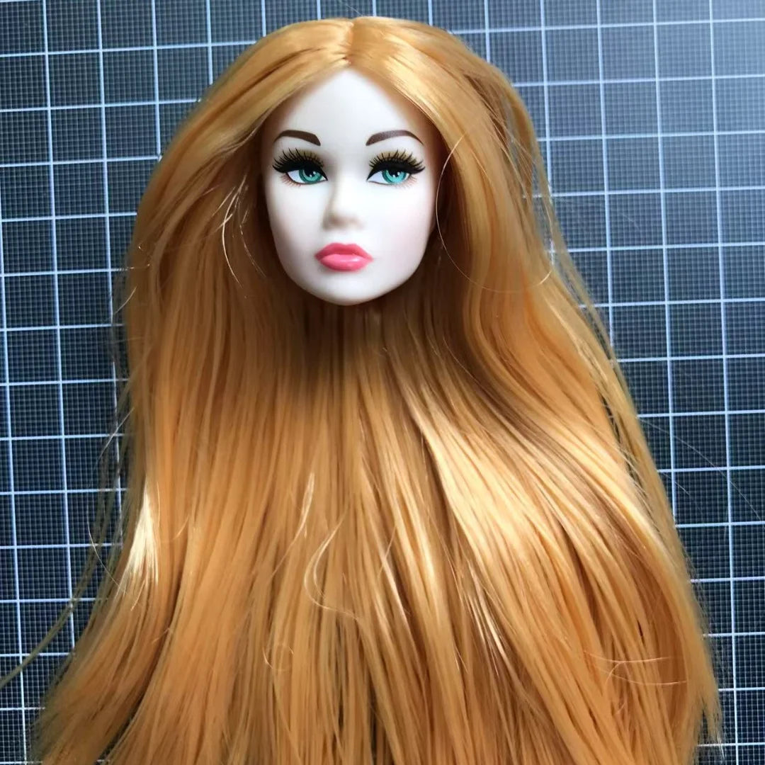 Poppy Parker Doll Heads DIY Dressing Doll Toy Heads With Good Makeup Collection 1/6 Female Doll Heads Parts Accessories
