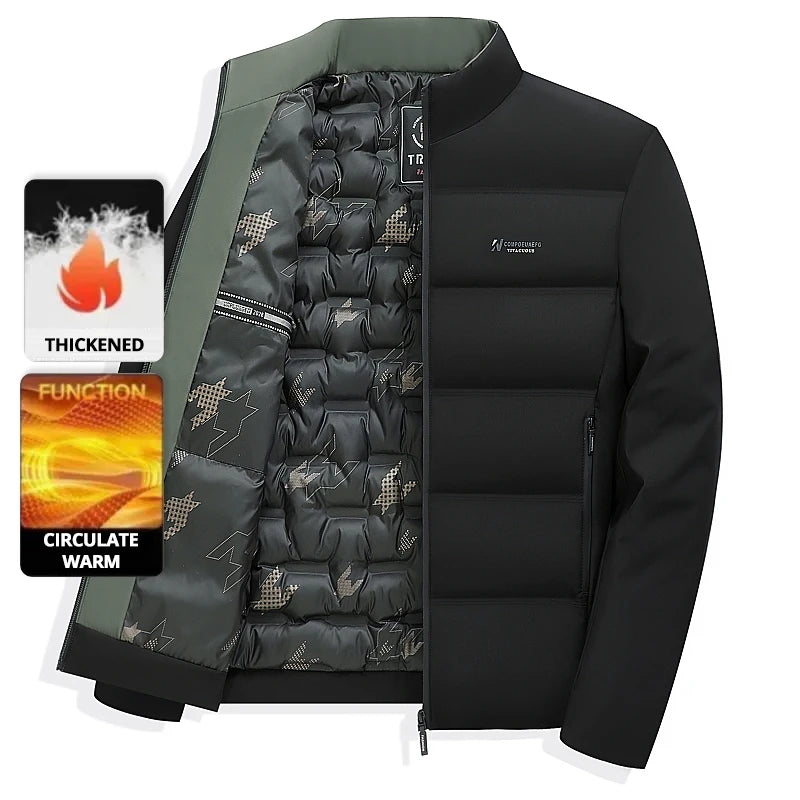 Coats Parka Casual Quilted Puffer Top Grade ​​Men's Winter Short Parka Jacket Windbreaker Coats Bubble Puffer 2026 New Casual Fashion Quilted Outerwear
