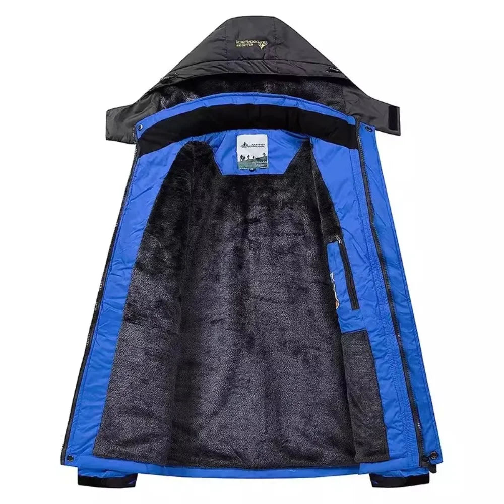 Men's Winter Parkas Outdoor Women Jacket Thicken Fleece Warm Waterproof Windbreaker Ski Jackets Climb Unisex Thick Coat Hot Sale