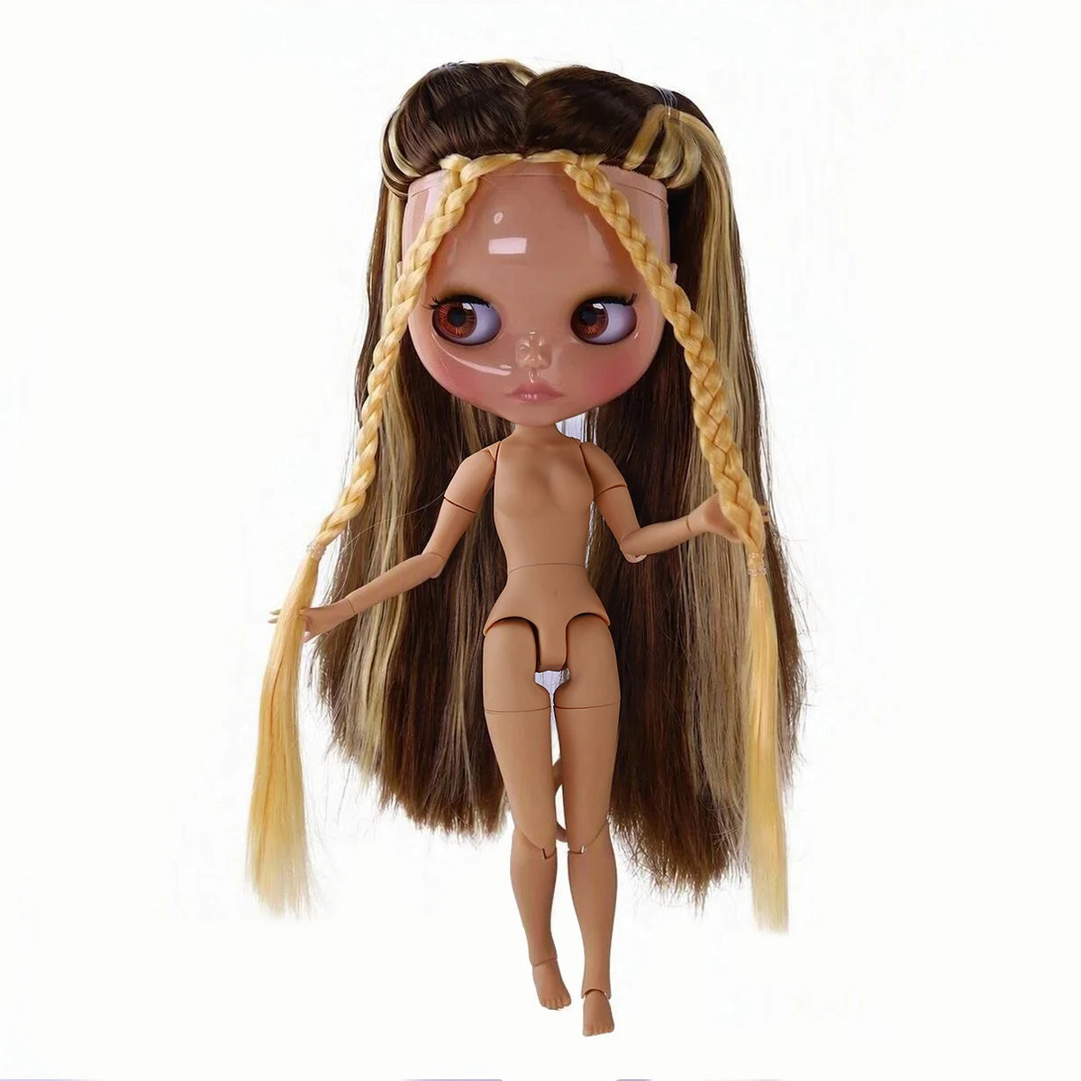 ICY DBS Blyth Doll Tan Skin Carved Lips Azone M JOINT Body 1/6 BJD Ob24 Anime Figure Jecci Five