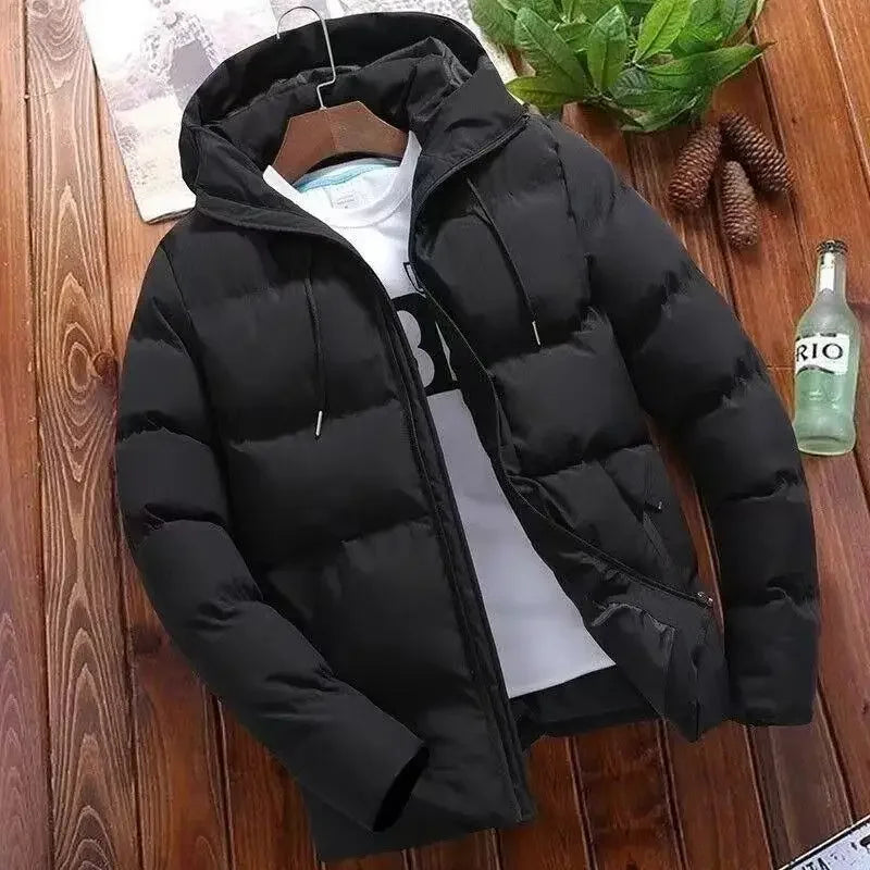 New Winter Cotton Coat for Men, Thickened Warm Cotton Coat, Trendy Cotton Jacket, Men's Coat