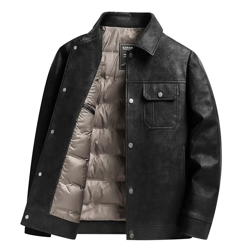 2026 Autumn/Winter Men thickened down jackets Fashion Trendy Warm Comfortable Versatile Casual High Quality Down Jacket male