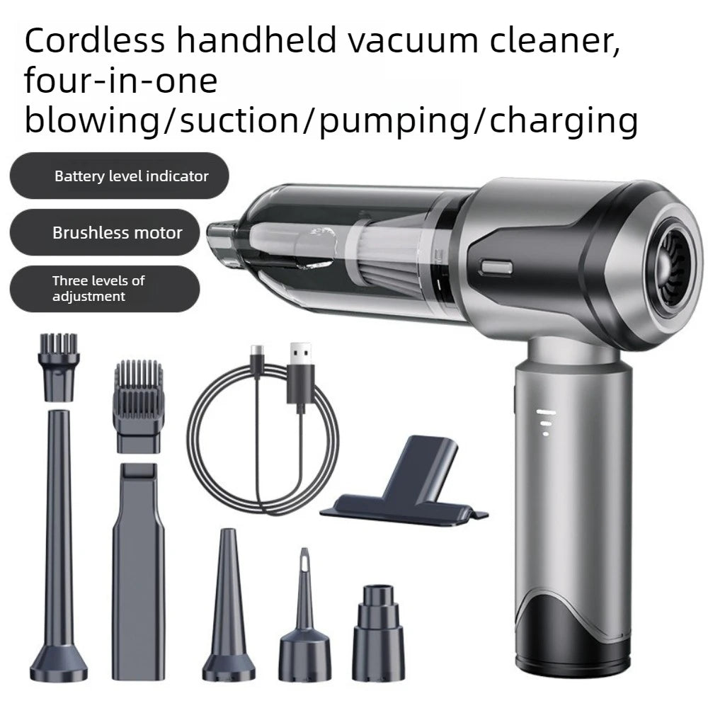 Feronix 16000Pa Wireless Car Vacuum Cleaner USB Charging 2000mAh Strong Suction Portable Car Integrated Blowing&Suction Machine