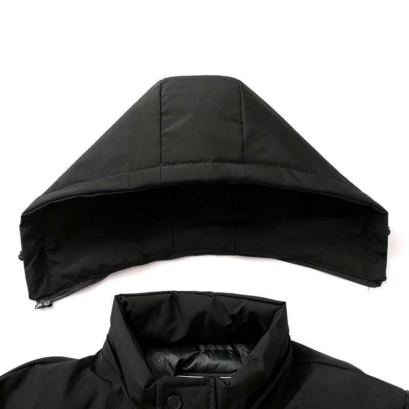 Men's Fashion Windbreaker Parka Coat Overcoat Outdoors Windproof Casual Autumn Winter Warm Hombre New Male Jacket Streetwear