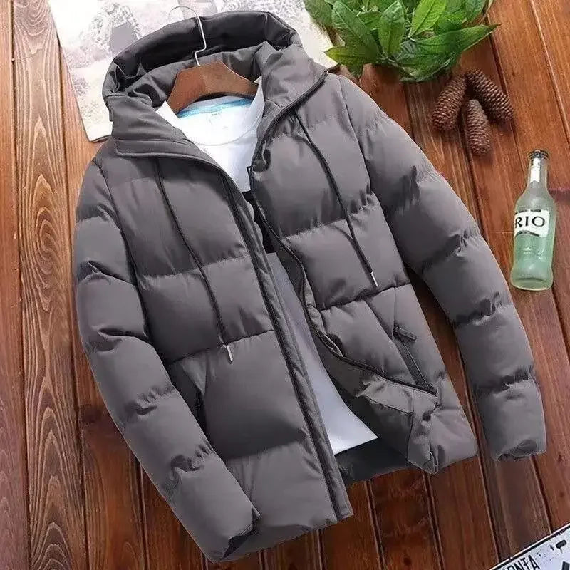 New Winter Cotton Coat for Men, Thickened Warm Cotton Coat, Trendy Cotton Jacket, Men's Coat