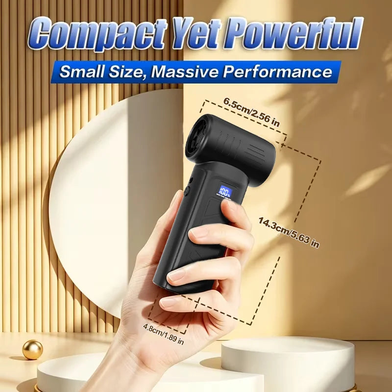 Car Cleaning Dust Blower, Fast Charging, Suitable for Computer Keyboard Cleaning, Lightweight Design for Car and Home Use