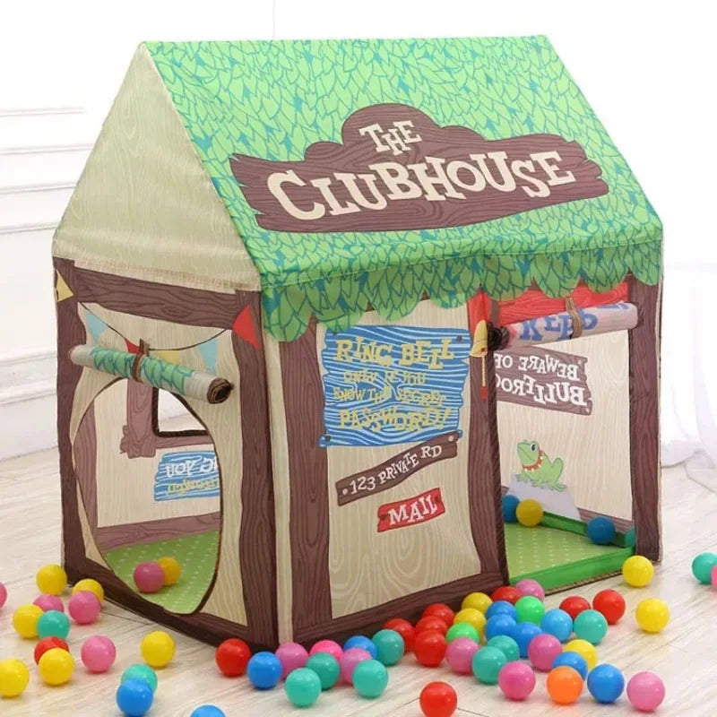 Portable Children Tent Cute Wigwam Folding Kids Tents Tipi Baby Play House Large Girls Princess Castle Child Room Decor Kid Tent