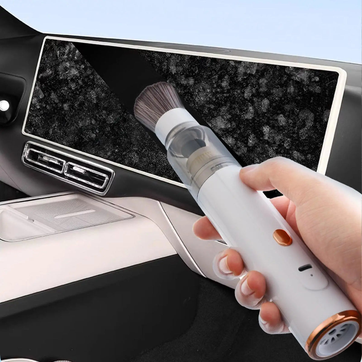 Cordless Car Vacuum Detachable TypeC Charging Mini Handheld Coffee Ground Dust Vacuum Cleaner For Coffee Bar Use