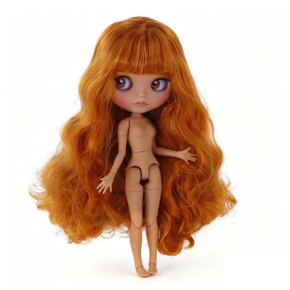 ICY DBS Blyth Doll Tan Skin Carved Lips Azone M JOINT Body 1/6 BJD Ob24 Anime Figure Jecci Five