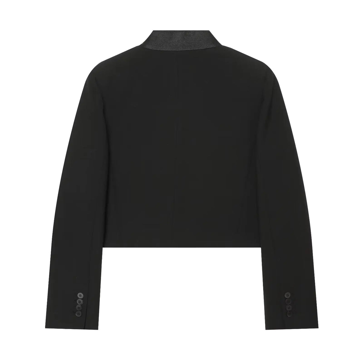 BSAY 2026 Autumn Office Women Stand Collar Cropped Blazer High Waist Pleated Balloon Trousers Long Sleeve Matching Two Piece Set