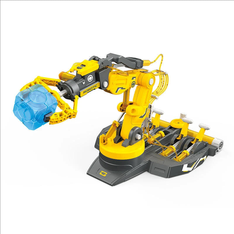 Hydraulic Robotic Arm STEM Kit DIY Assembly Engineering Toy for Kids Child Educational Science Experiment Gifts Puzzle Toy Set