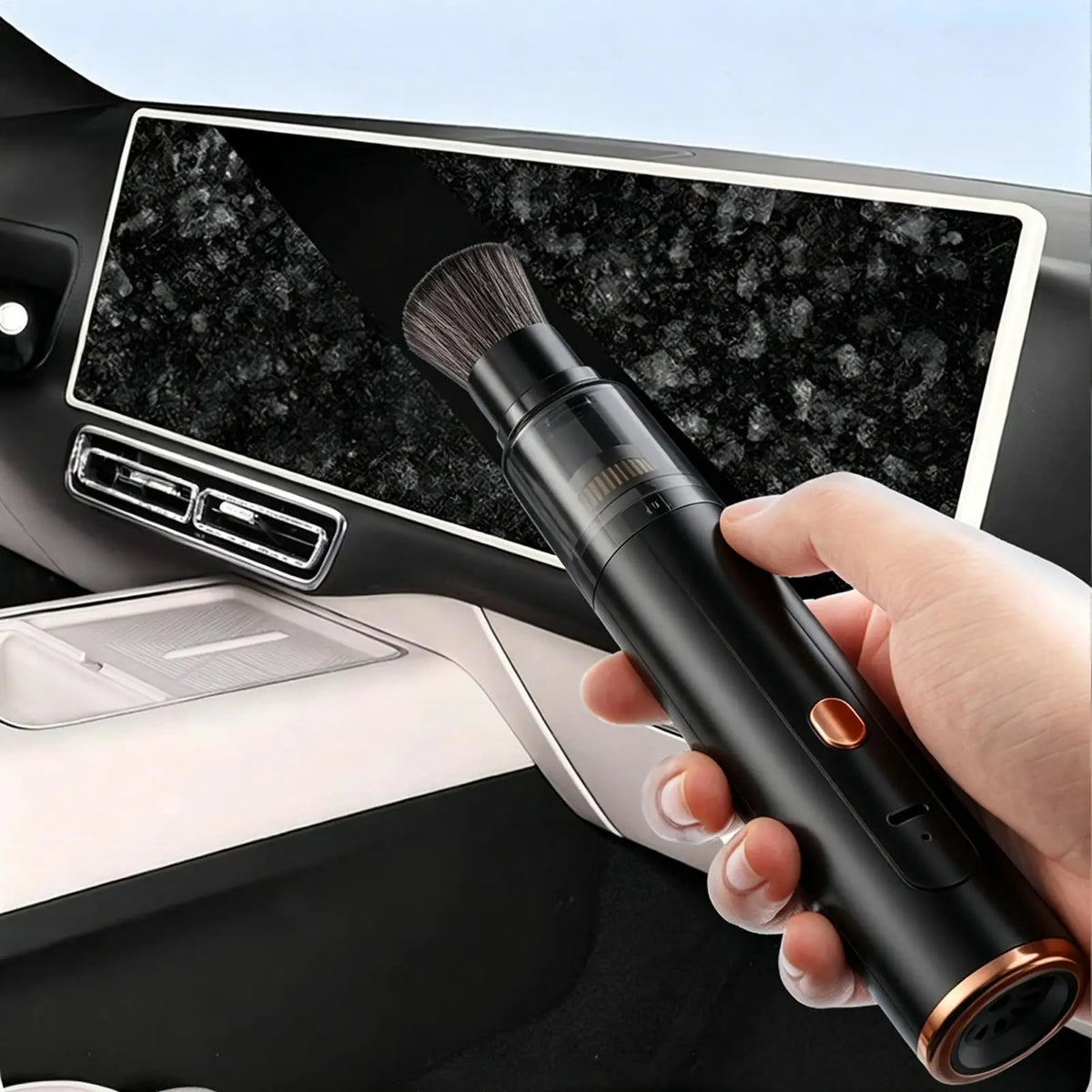Cordless Car Vacuum Powerful Rechargeable Auto Handheld Blower Pet Hair Cleaner for Interior Carpets Seats Home Office RV