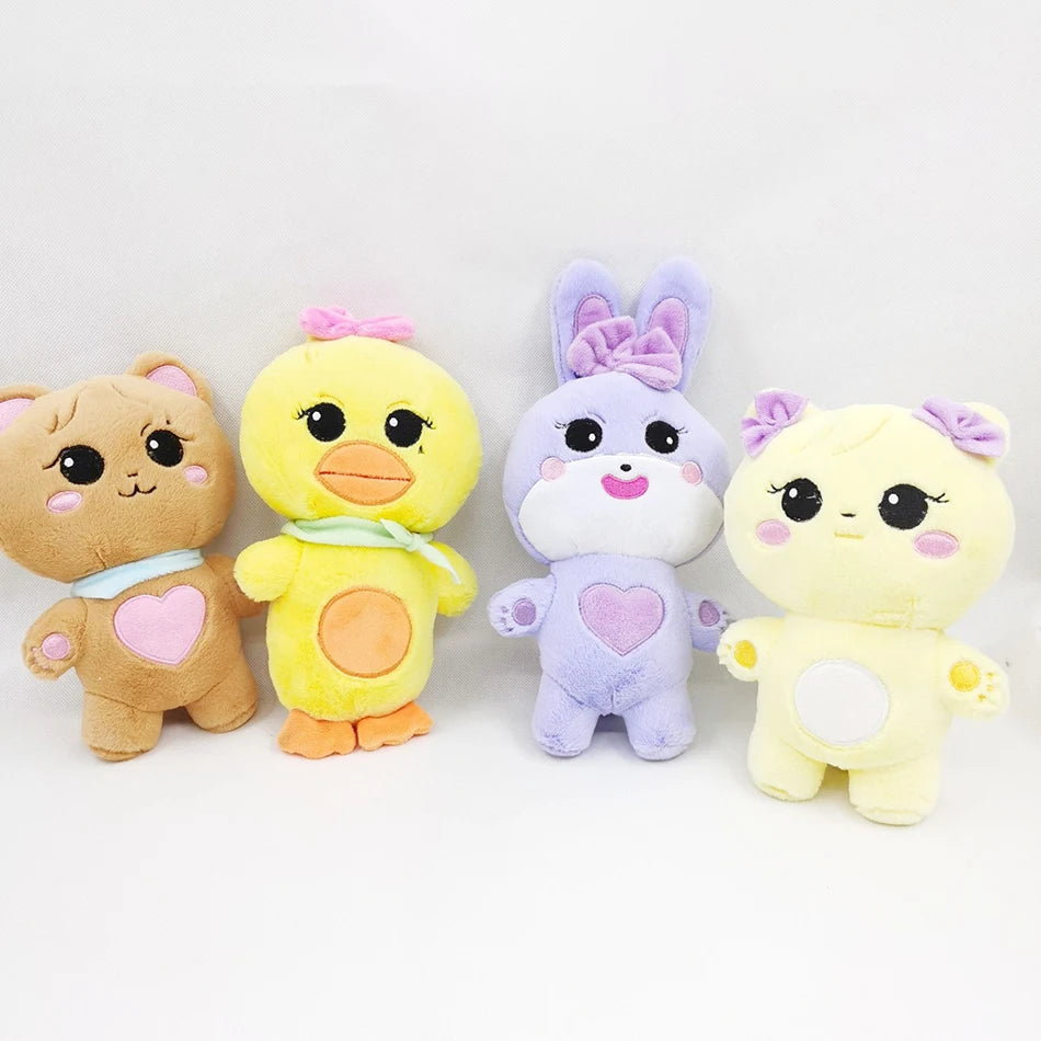 New Pink Plush Doll BORN PINK World Tour Official Plushies Jennie Lisa Rose Jisoo Kawaii Stuffed Animals Toys Doll For Fans Gift