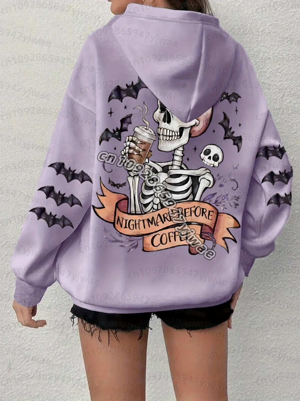 26 Winter Women 3D Halloween Bskeleton print =hooded Hoodie Graphic Pullover Party Sweatshirt Men Women Hoodies