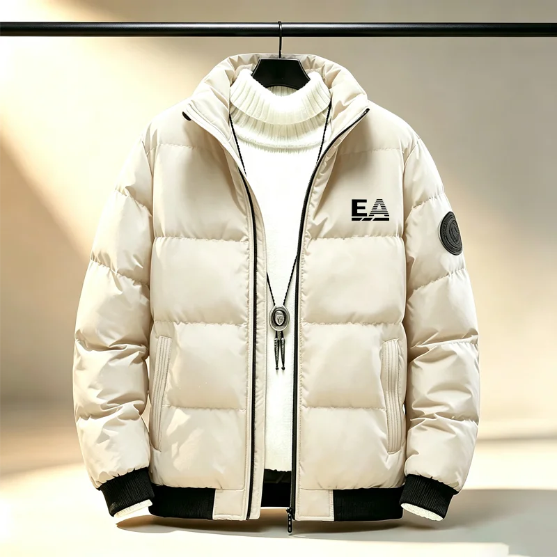 Winter Coats Men 2026 New Thick Warm Parkas Puffer Jackets Bomber Jackets Fashion Waterproof Designer Luxury Men Down Jackets