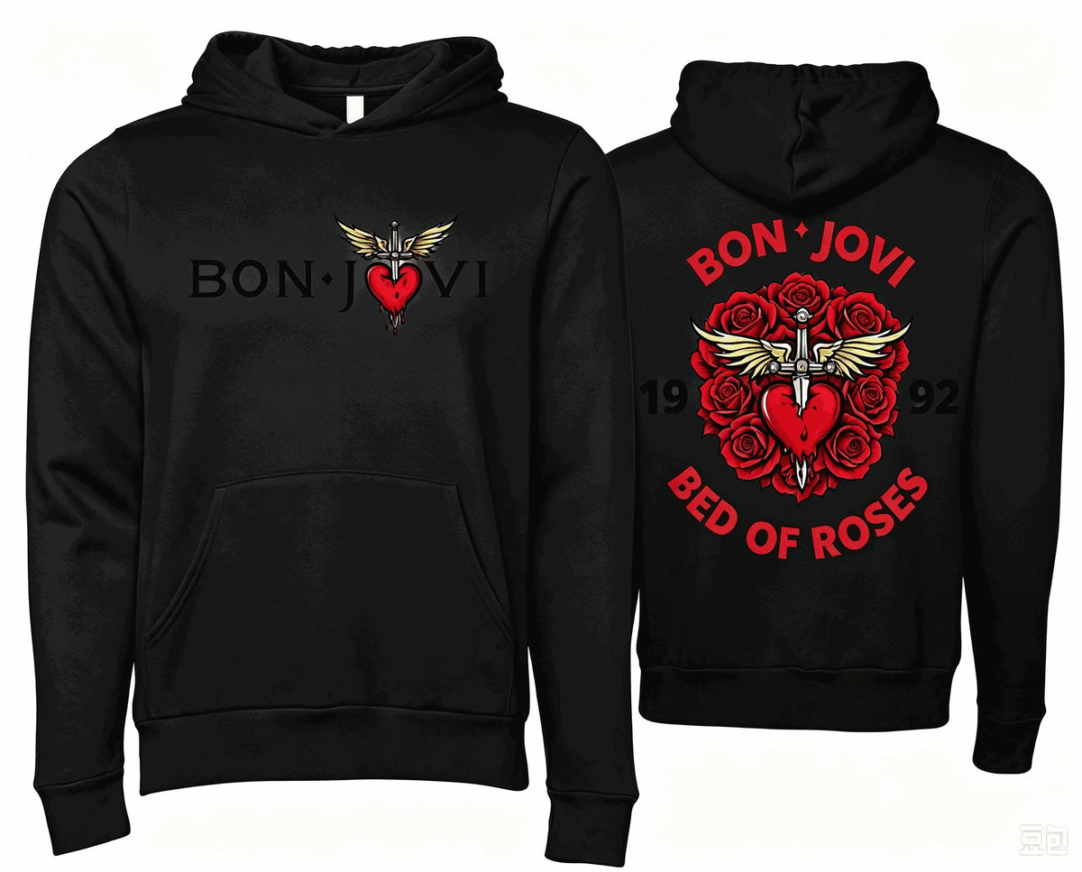 Bon Jovi Hoodie Harajuku Sweatshirt Men Women Fashion Casual Streetwear Hoodies Oversized Unisex Comfortable Classic Breathable