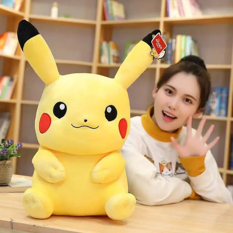 Kawaii Big Size Pokemon Pikachu Stuffed Toys Pikachu Plush Dolls Pikachu Peluche Pillow Xmas Gift For Kids Friends Boys