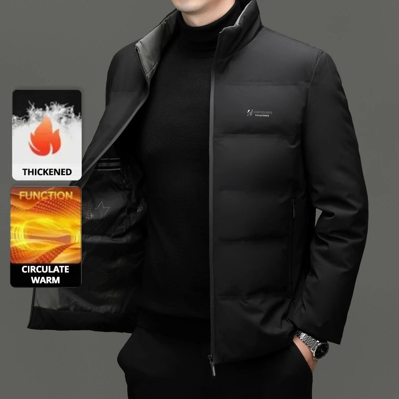 Coats Parka Top Grade ​​​​Men's 2026 Winter Brand Casual Stitch Bubble Puffer Parka Jacket Windbreaker Coats Short Outerwear​​​​​​​​​​​​