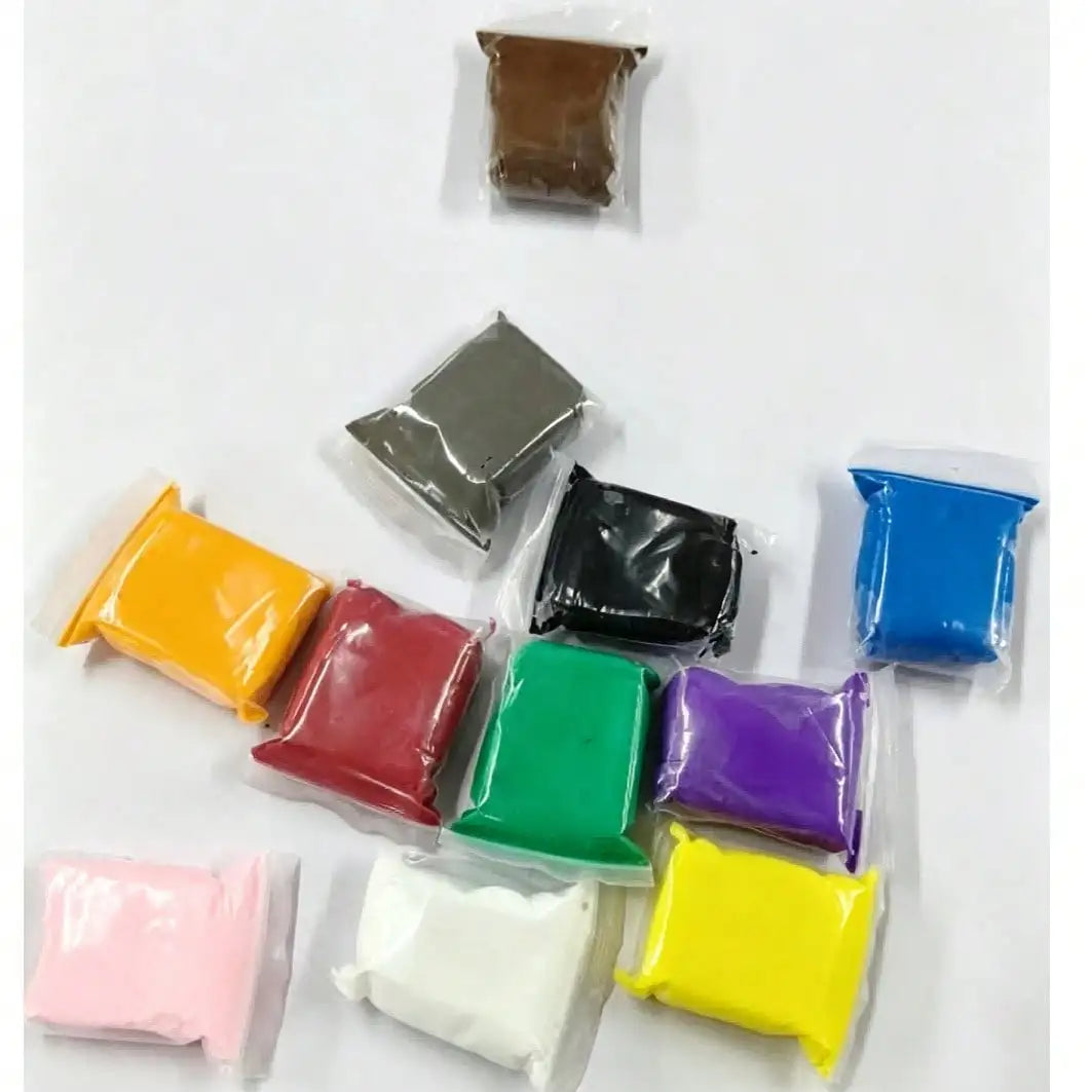 Air Dry Clay Ultra Light Magic Modeling Clay with Tools Plasticine DIY Play Dough Sets Toys for Kids Birthday Gift