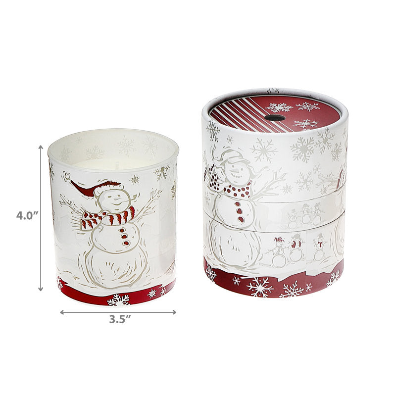 Christmas Tree Scented Tumbler Candle with Ceramic Holder