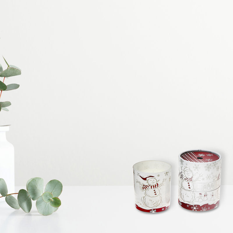 Christmas Tree Scented Tumbler Candle with Ceramic Holder