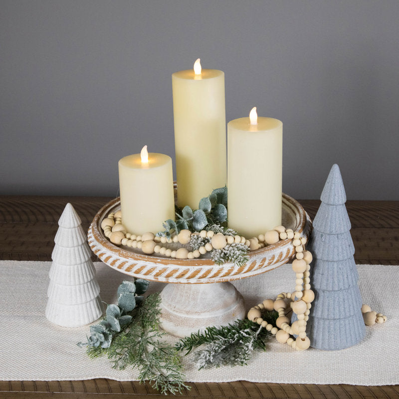 Christmas Tree Scented Tumbler Candle with Ceramic Holder