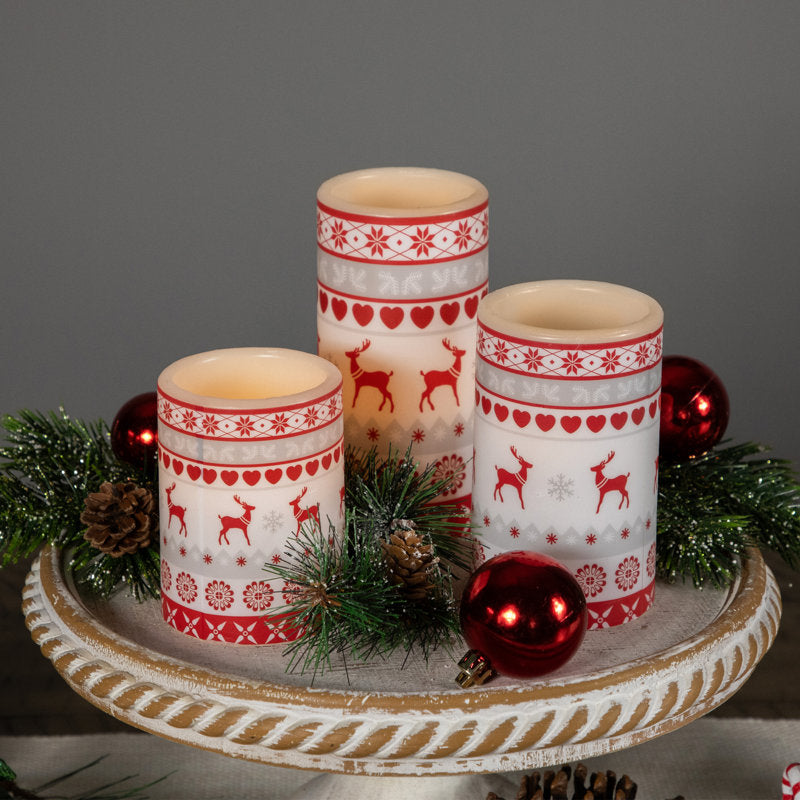 Pine / Christmas Tree Scented Jar Candle with Ceramic Holder