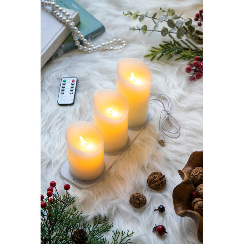 Christmas Tree Scented Tumbler Candle with Ceramic Holder