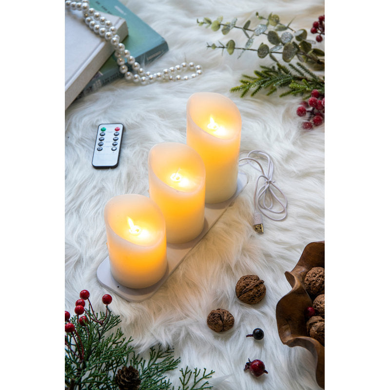 Christmas Tree Scented Tumbler Candle with Ceramic Holder