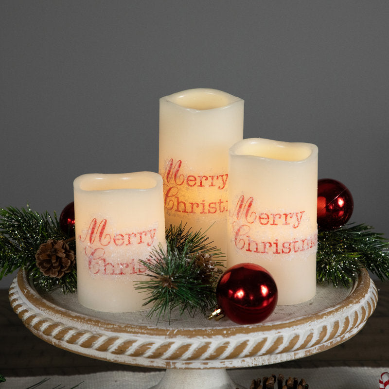 Christmas Tree Scented Tumbler Candle with Ceramic Holder