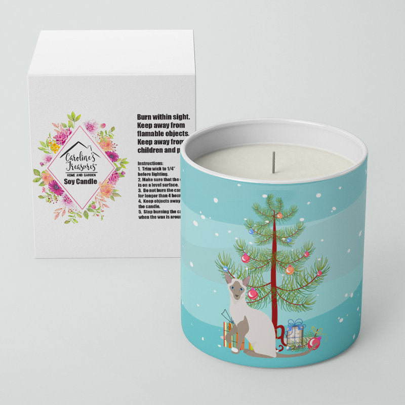 Pine / Christmas Tree Scented Jar Candle with Ceramic Holder