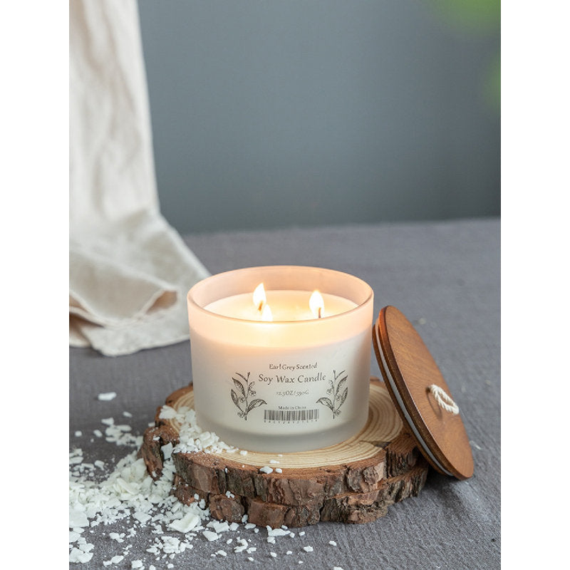 Christmas Tree Scented Tumbler Candle with Ceramic Holder