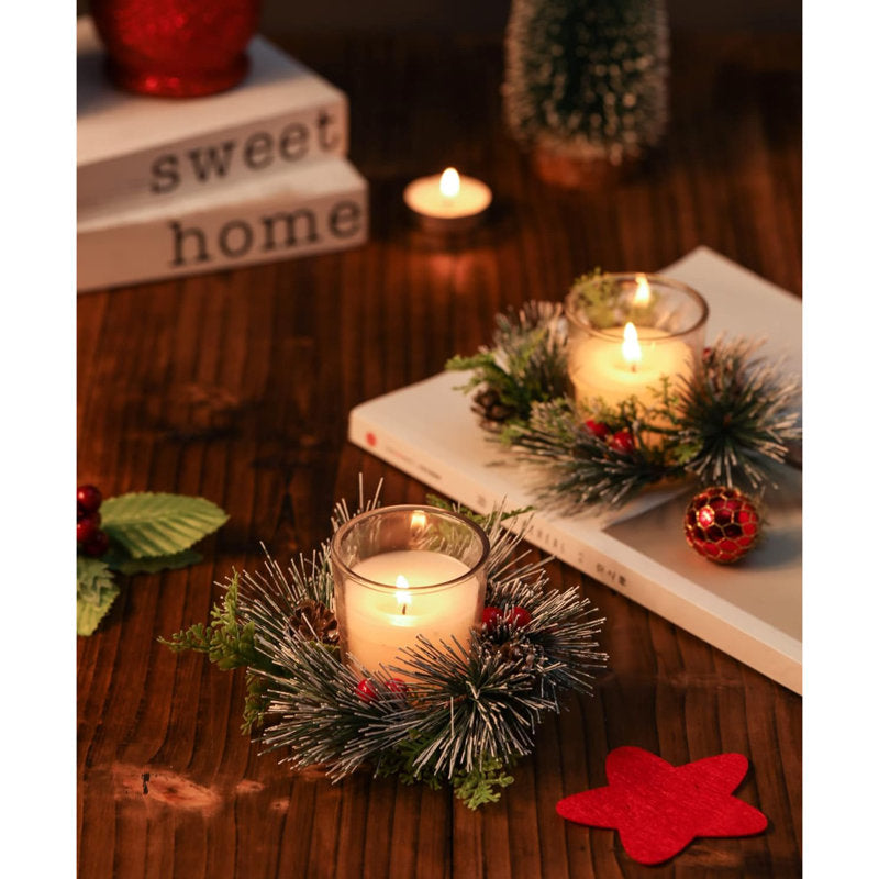 Jar Candle with Glass Holder