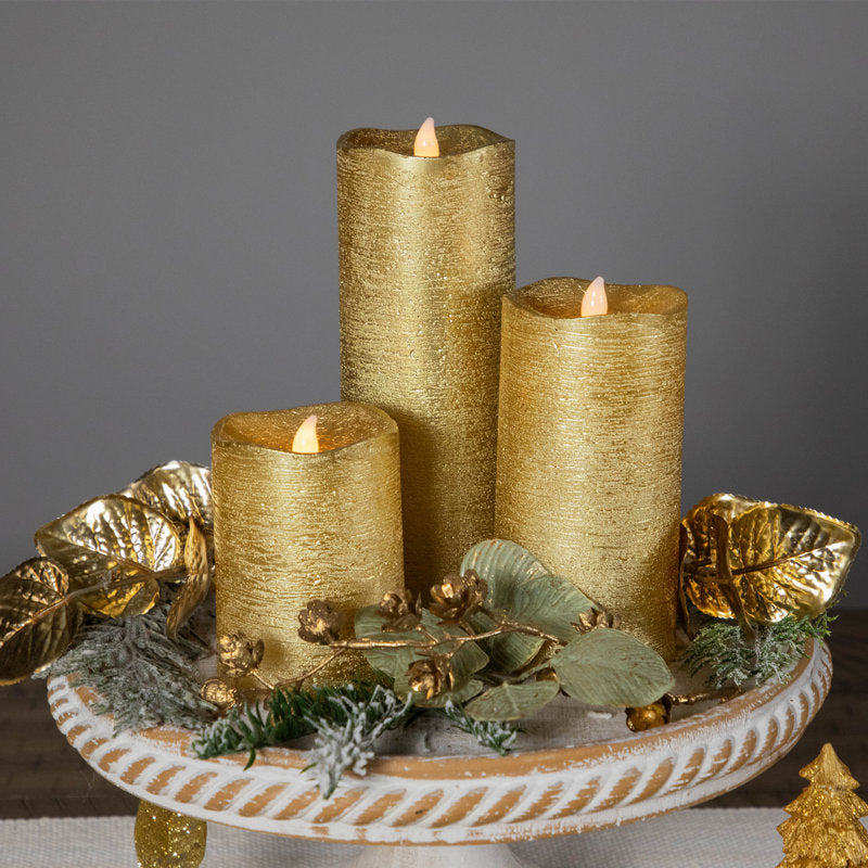 Unscented Flameless Pillar Candle