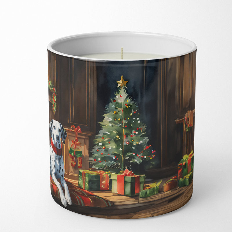 Christmas Tree Scented Tumbler Candle with Ceramic Holder