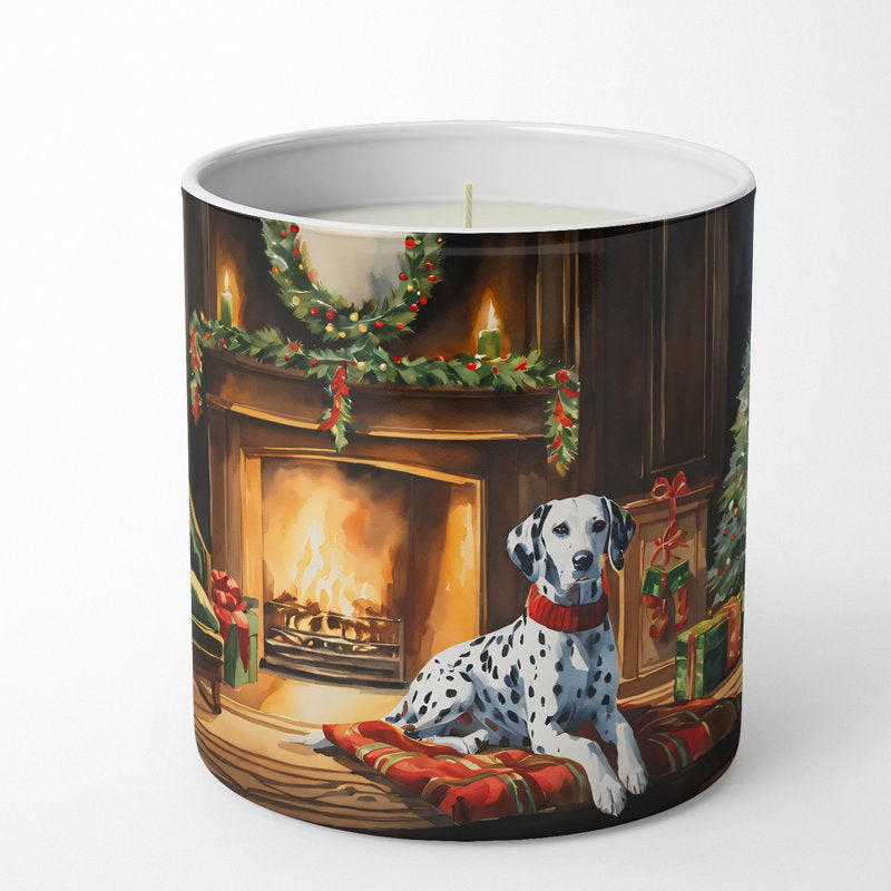 Christmas Tree Scented Tumbler Candle with Ceramic Holder