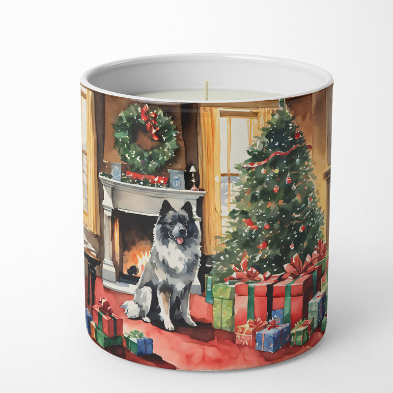 Christmas Tree Scented Tumbler Candle with Ceramic Holder
