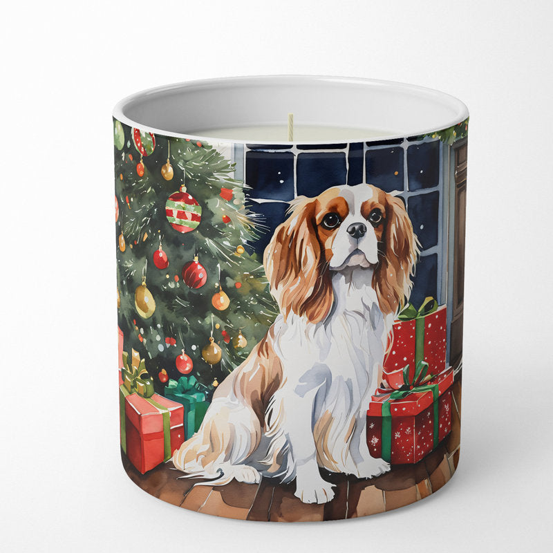 Christmas Tree Scented Tumbler Candle with Ceramic Holder