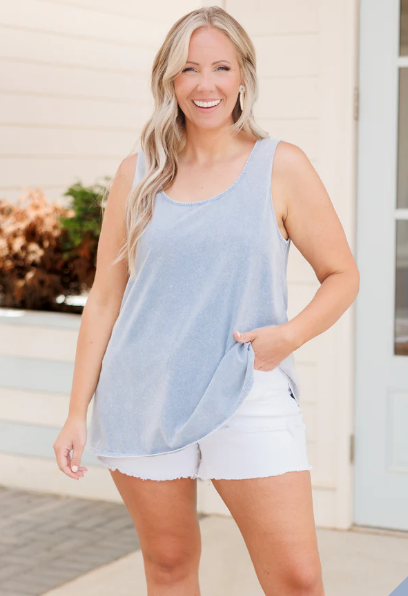 Women's Oasis Wash Tank Top | USA Decoration