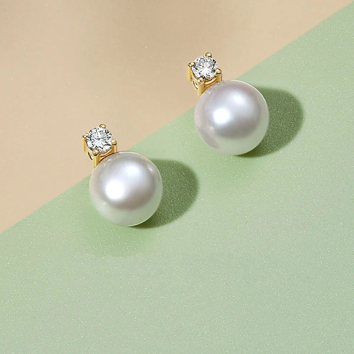 Senlissi-New Fashion Lofty 8-12mm Freshwater Pearl Stud 18k Earrings for Women S925 Sterling Silver Jewelry Girlfriend Gifts