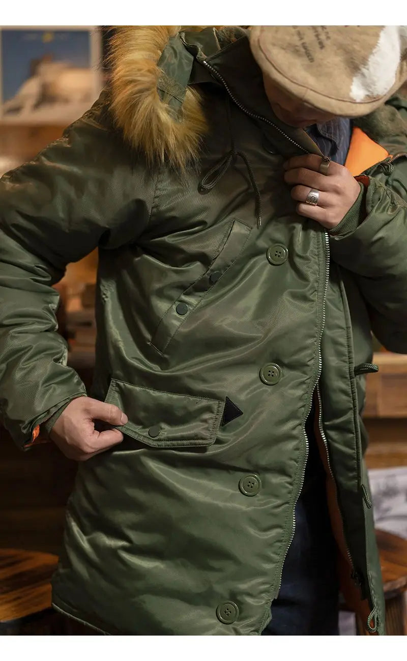 Waterproof Hooded Multicolored Outdoor Hooded Parkas Hiking Climbing Function Mens Jacket Winter Warm Mens Parkas Windproof