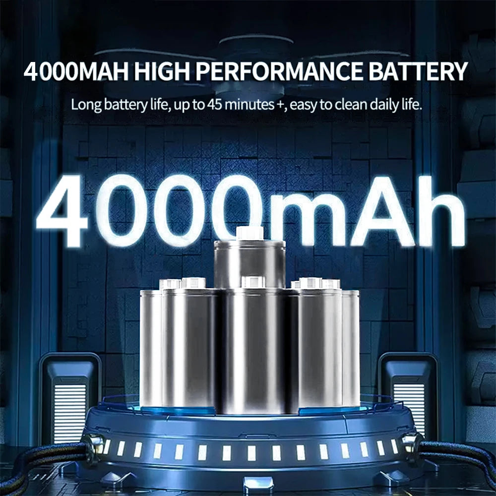 95000PA Car Vacuum Cleaner Wireless Powerful Cleaning Machine Auto Robot Car Accessories Home Appliance Strong Suction As Gift