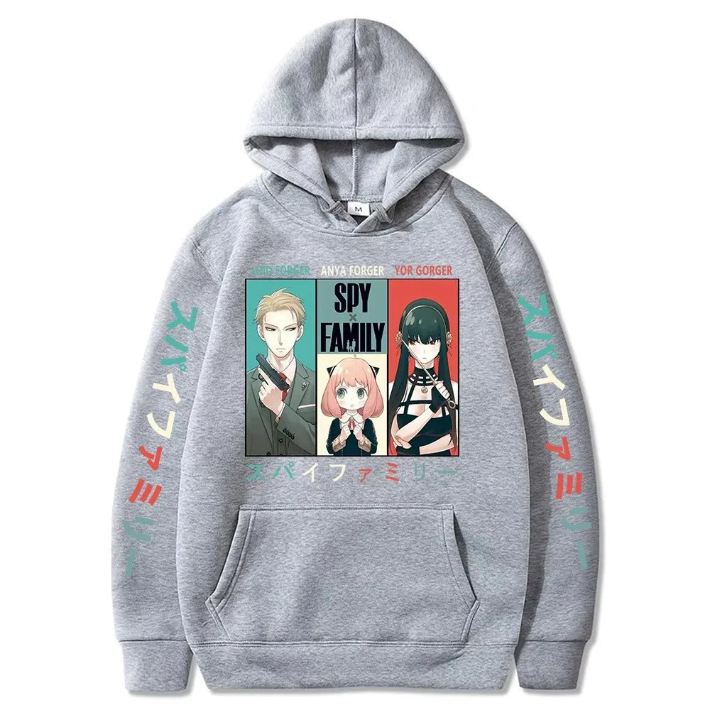 Spy X Family Hoodie Fashion Hooded Sweatshirts Women Clothes Girls Casual Hoody Anya Forger Pullovers Anime Cartoon Print Tops