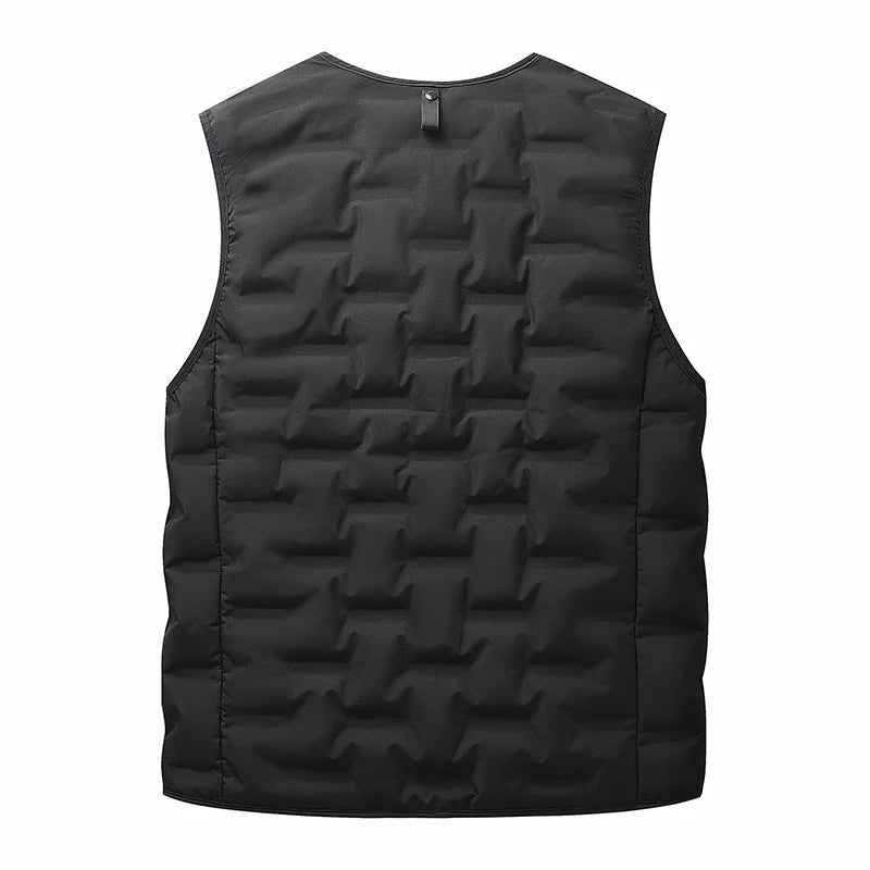 High-Quality Fashionable Men's Vest Autumn Winter New National Standard 90 down Lightweight Simple Casual Trendy