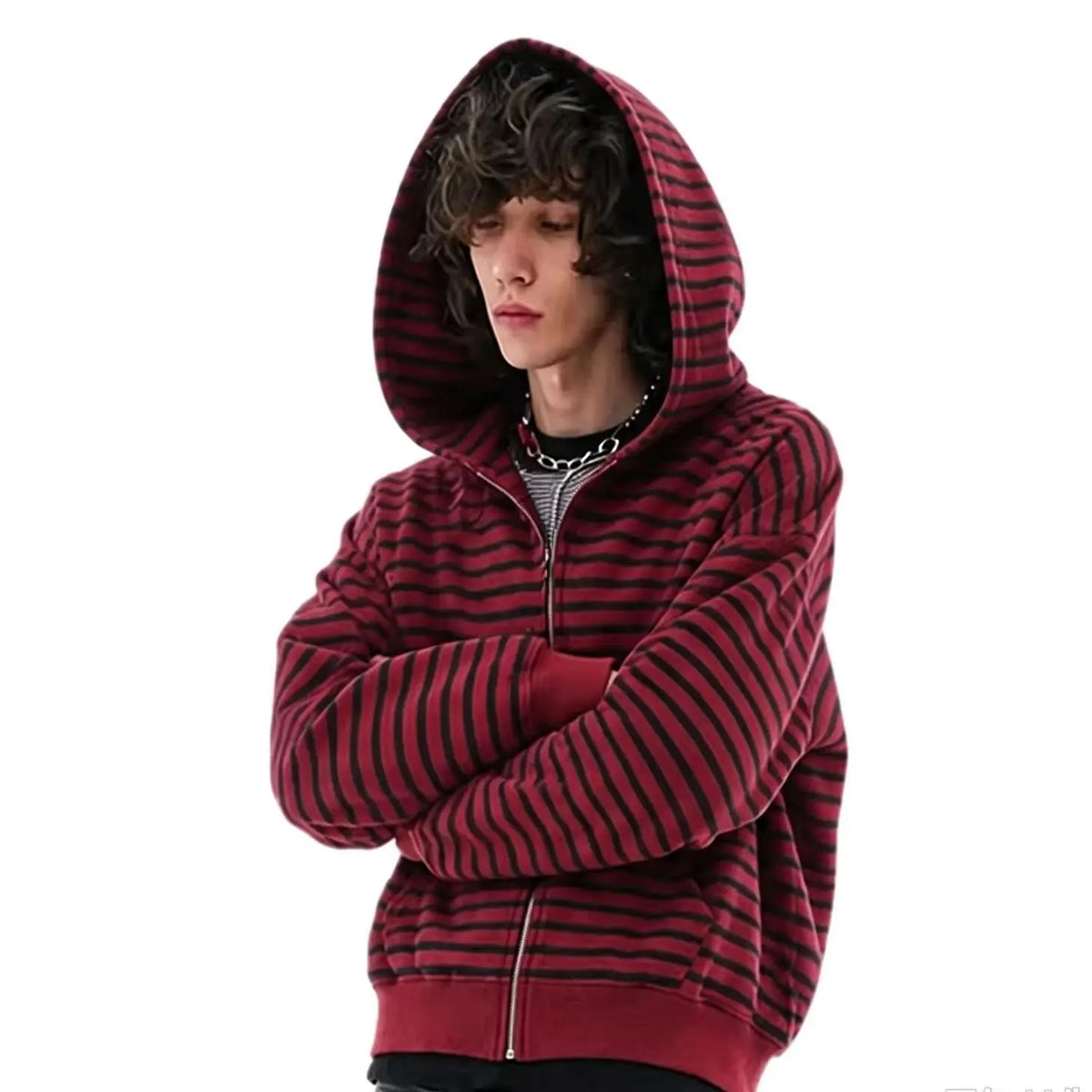 Fashion Letter Zip Up Hoodies Women Autumn Long Sleeve Tops Loose Hood Shirt Harajuku Y2K Clothes Female Sweatshirt Jacket