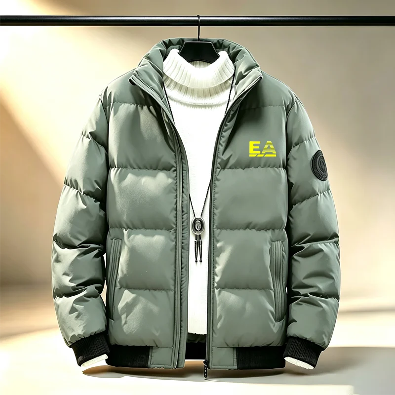 Winter Coats Men 2026 New Thick Warm Parkas Puffer Jackets Bomber Jackets Fashion Waterproof Designer Luxury Men Down Jackets